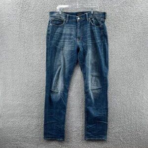 Lucky Brand Jeans Mens 36 X 34 Lose Stretch Denim 410 Athletic Slim Straight Leg